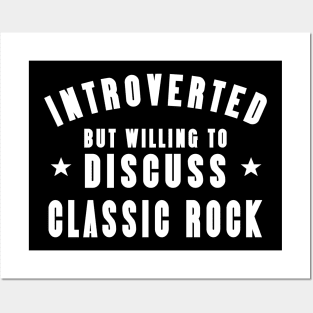 Introverted Except Classic Rock Posters and Art